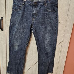 St. John's Bay Straight Fit Dark Wash Jeans - Size 40x30